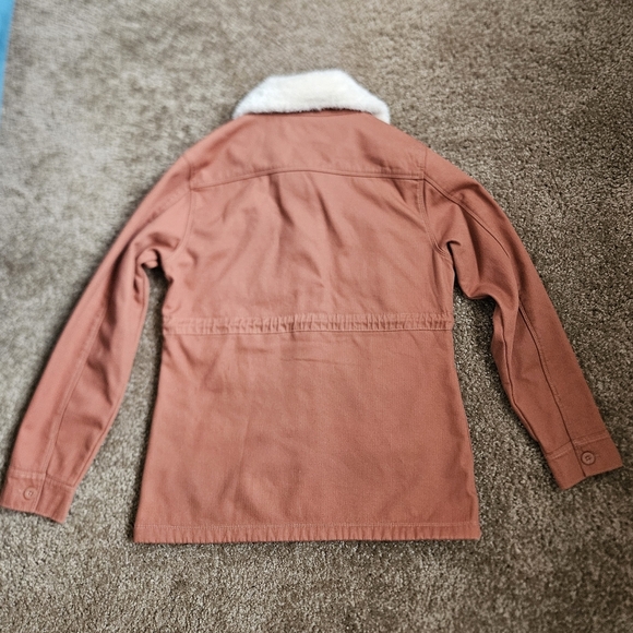 Hang Ten Fleece Interior Women's Utility Jacket in Copper/Orange, Size Medium - Picture 12 of 14